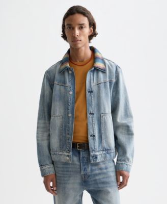 Men's Washed Denim Ranch Jacket
