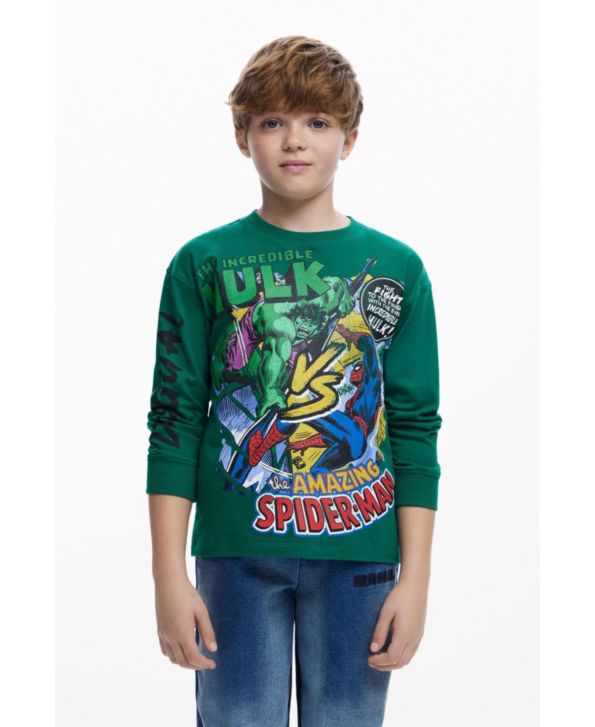 Desigual Boys's Marvel long-sleeve T-shirt