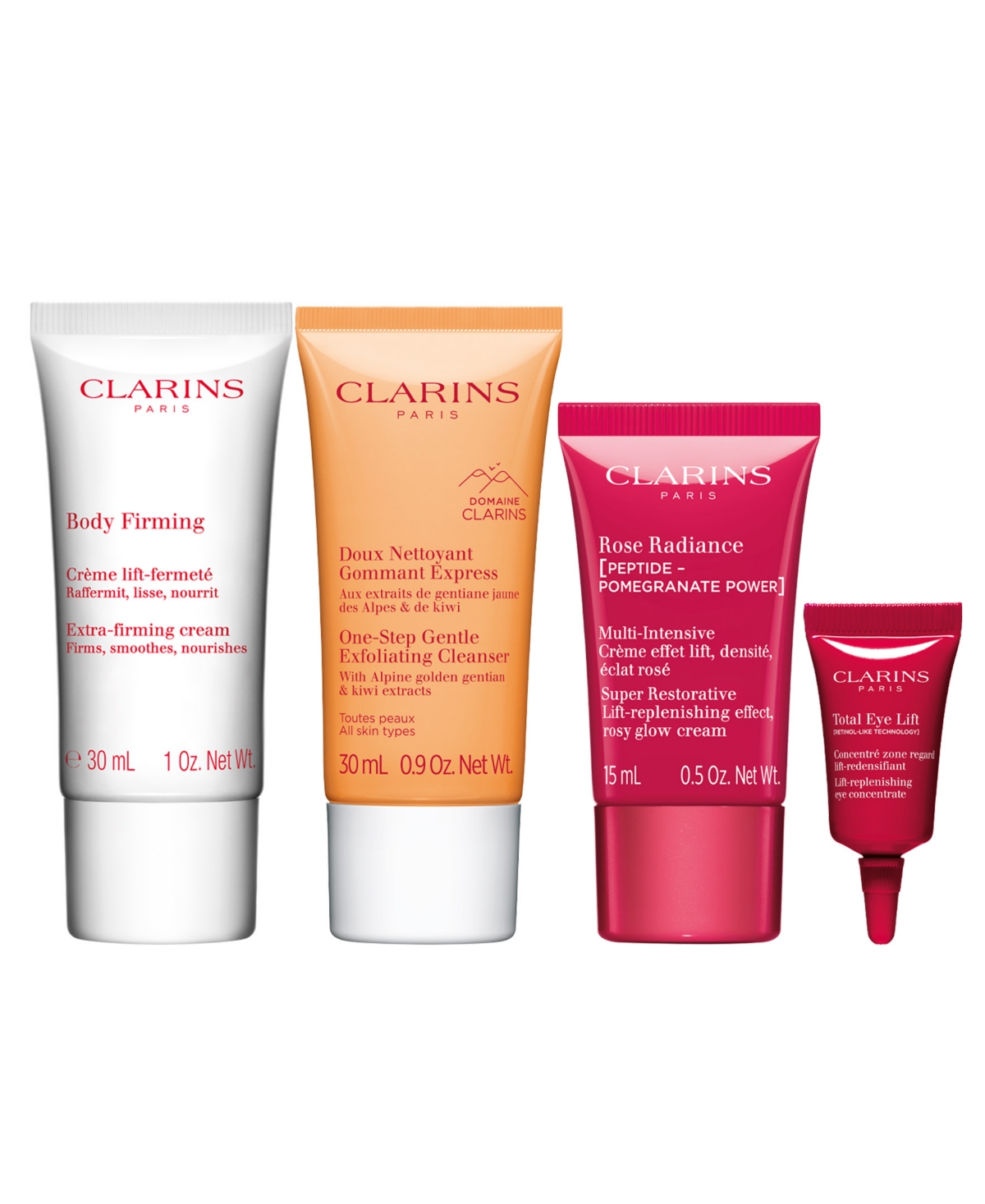 Free 4-Pc. gift with $75 Clarins purchase ($86 value)