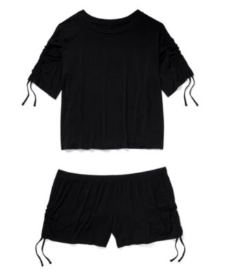 Women's Laura Pajama Knit Top & Short Set