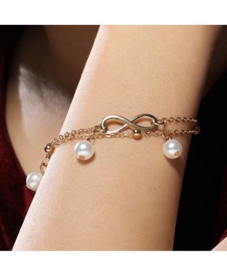 Women's The Ethereal-Infinity Multi-Strand Bracelet - California Gold