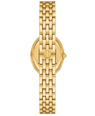 Women's The Oval Gold-Tone Stainless Steel Bracelet Watch, 28mm