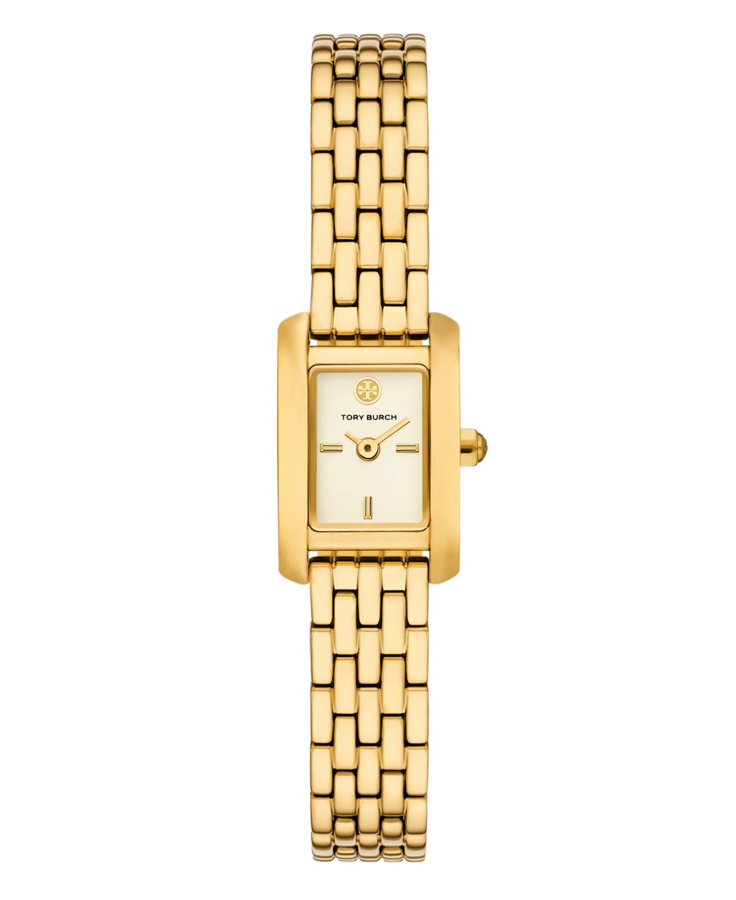 Женские часы Tory Burch The Eleanor Mini Gold-tone Stainless Steel Bracelet Watch, 20mm — фото 1
