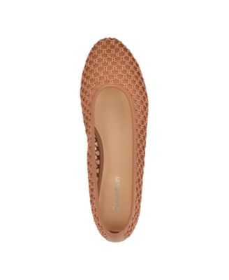 Women's Delicate Woven Mesh Ballet Flats