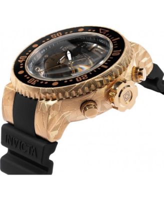 Men's 48619 Pro Diver Quartz VD53 Gold, Black Dial Watch