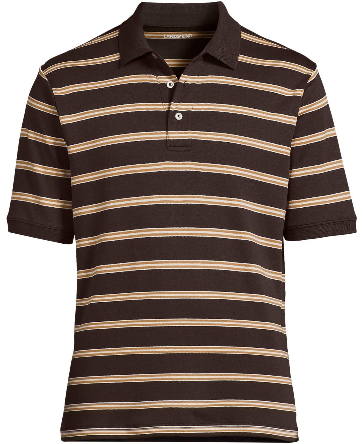 Lands' End Men's Tall Short Sleeve Cotton Supima Polo Shirt