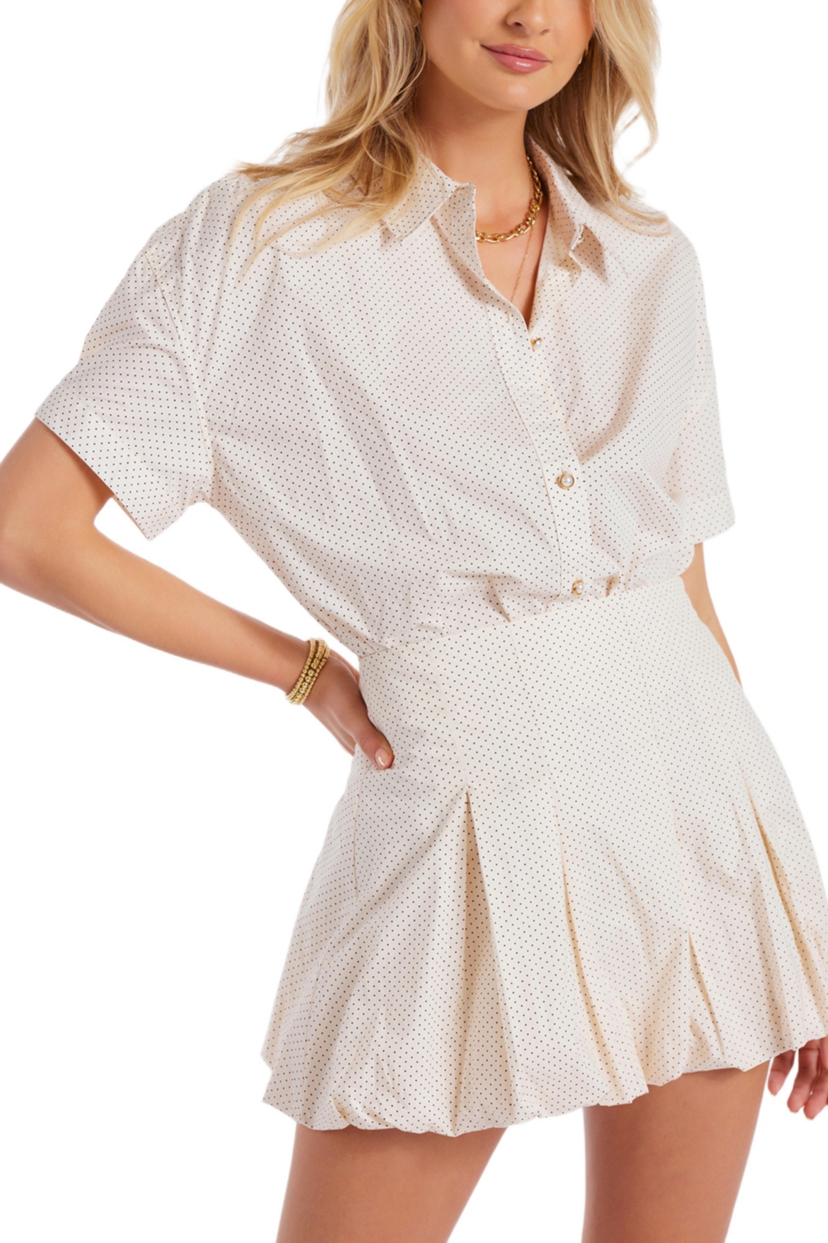 Bishop + Young Women's Palma Poplin Top