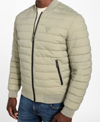 Men's Quilted Reversible Bomber Jacket