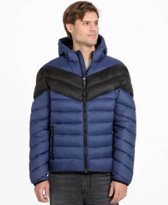 Men's Color-Block Puffer Jacket