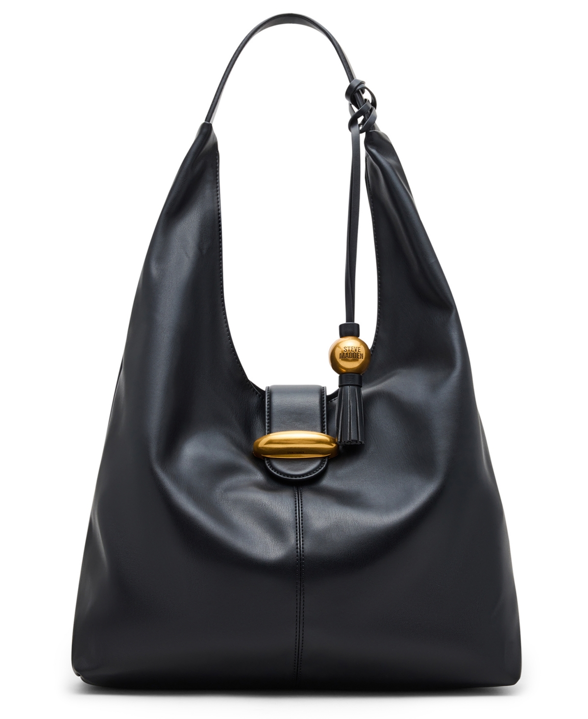 Steve Madden Bbronwyn Large Hobo Bag In Black