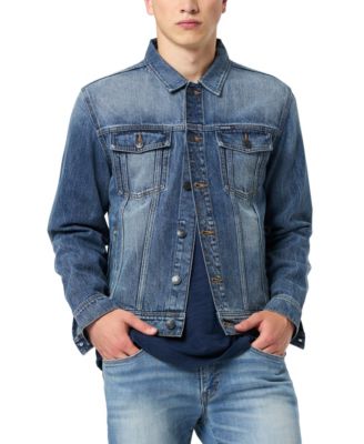 Men's Vintage-Style Long-Sleeve Jacket