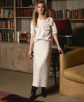 Women's Pull-On Midi Skirt