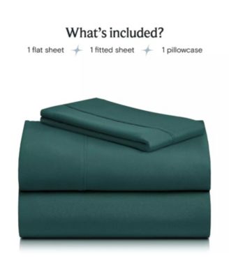 3-PC Silky Soft Cooling Deep Pocket Sheet Set, TwinXL