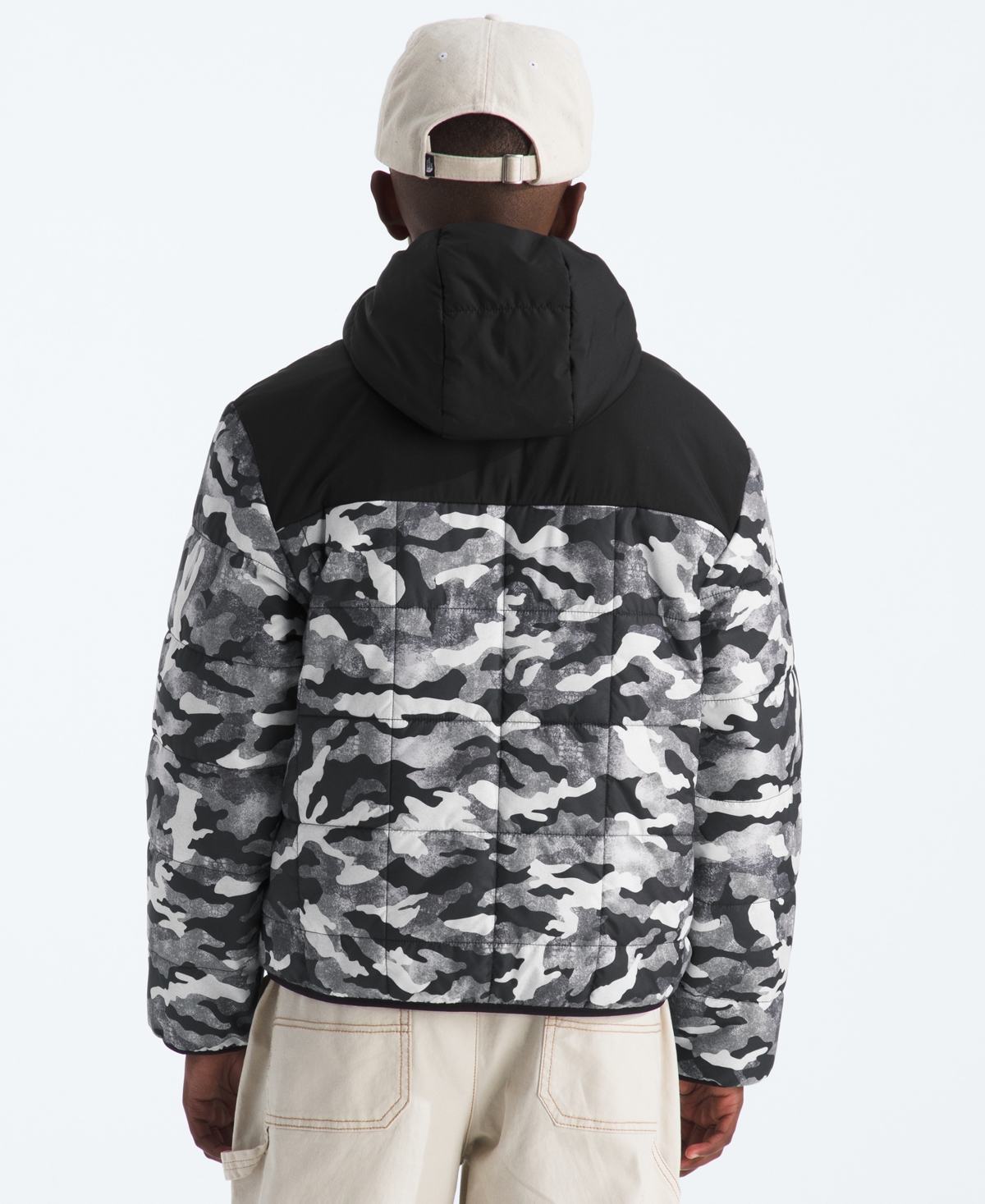 The North Face Boys 6-20 Reversible Shasta Full Zip Hooded Printed Jacket