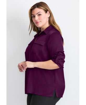 Women's Sateen Utility Shirt