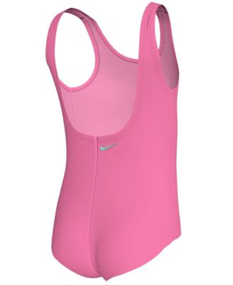 Girls' 4-6X Doodle Floral U-Back Swimsuit