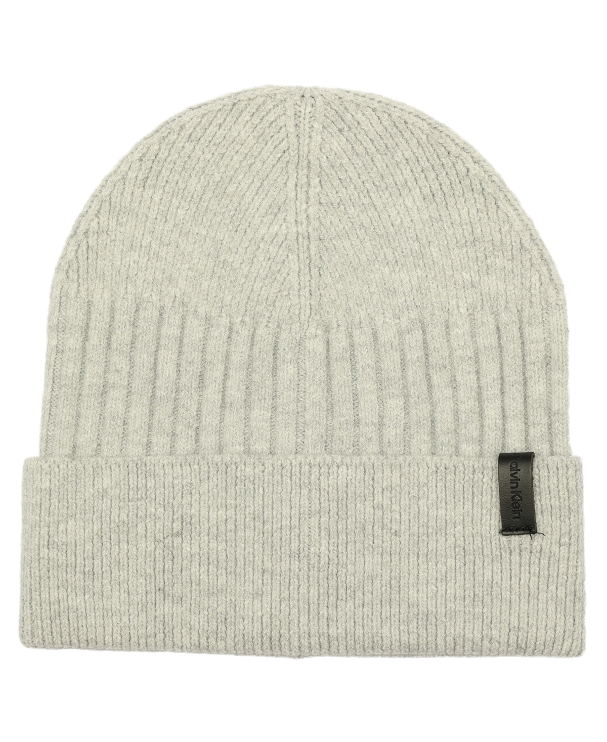 Calvin Klein Men's Mixed Stitch Beanie In Gray