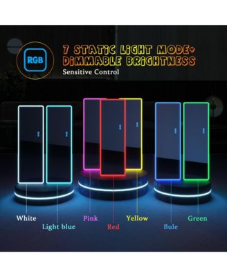 RGB LED Full-Length Mirror with Adjustable Ambient Light