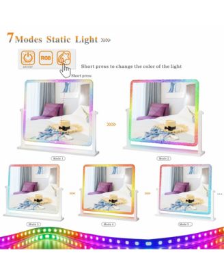 18x21" Vanity Mirror with RGB Lights & Touch Controls