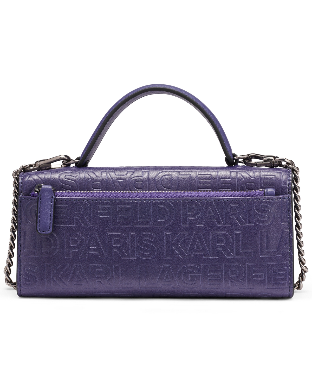 Karl Lagerfeld Meribel Top Handle Wallet In Purple