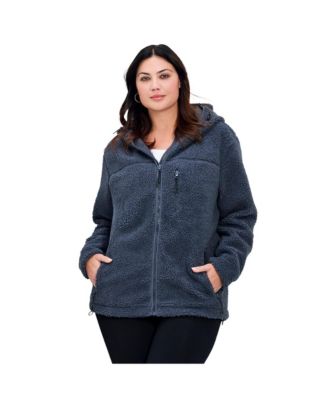 Women's Plus Size Kyla Fleece Zip Front Jacket
