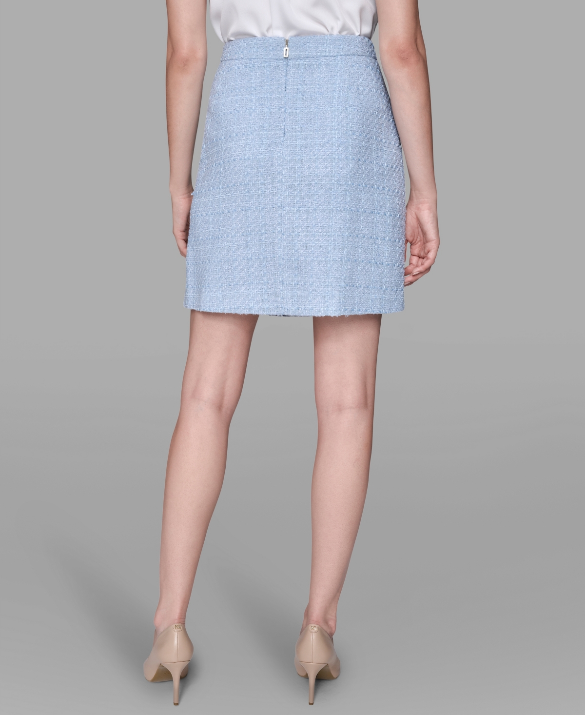 Karl Lagerfeld Paris Women's Tweed Mini Skirt