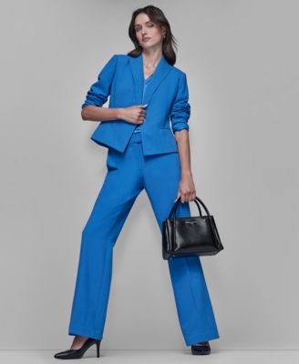 Women's Cropped One Button Jacket