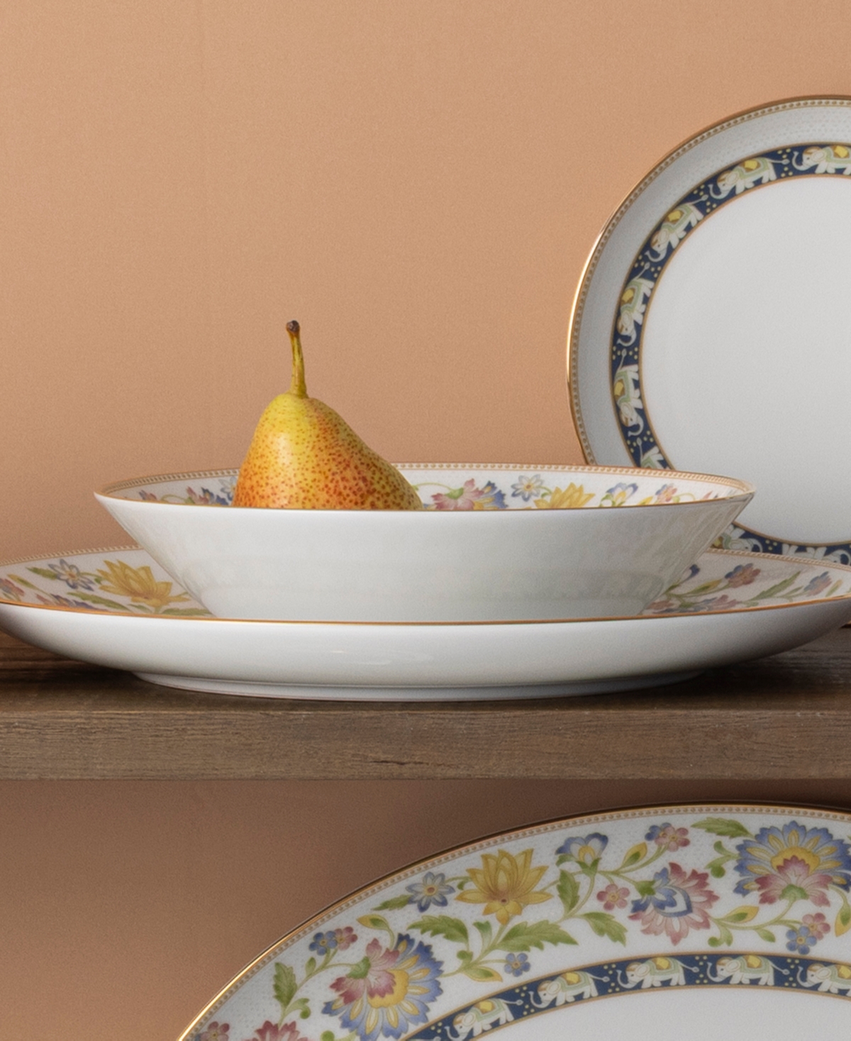 Noritake Tusker Garden Soup Bowls, Set of 4