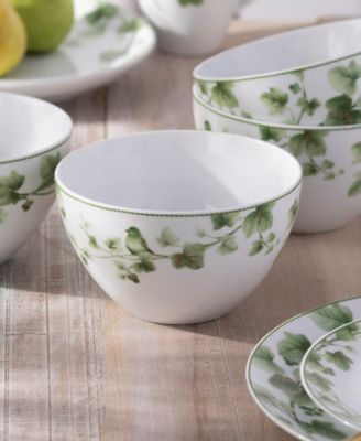Ivy Whisper Set of 4 Cereal Bowls, 6" 29 oz.