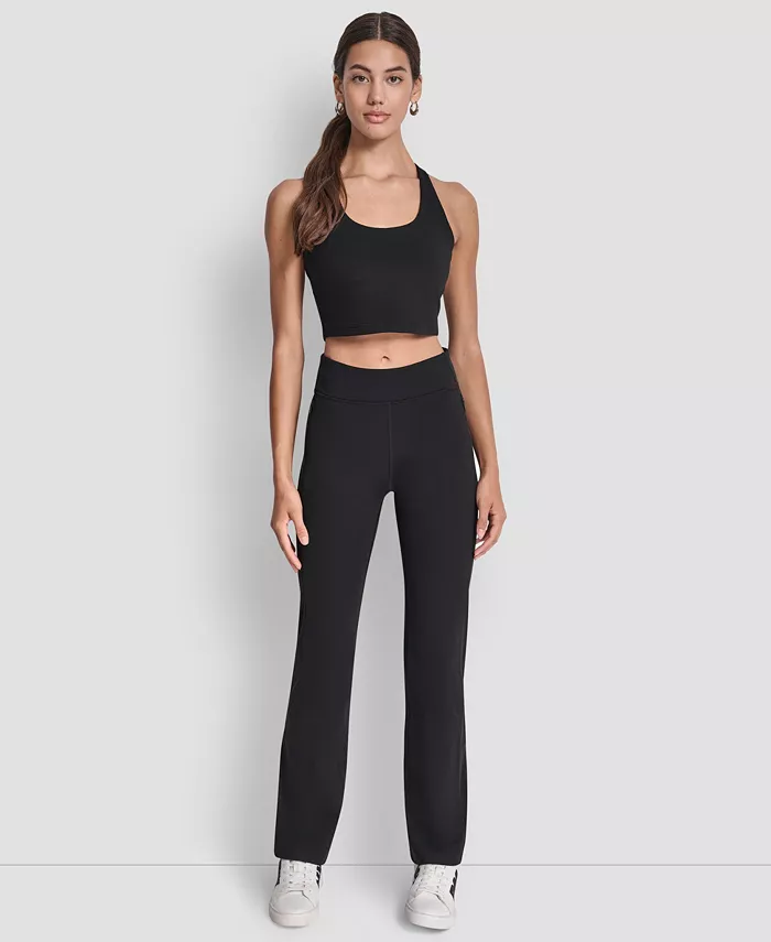 Women's High Waist Bootcut Warm Lined Fitness Pants - thumbnail 3