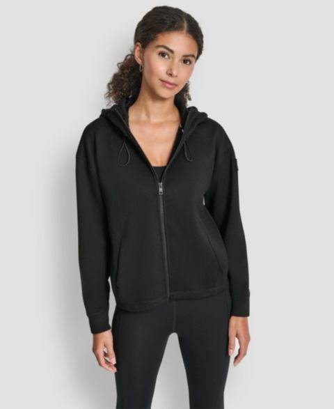 DKNY Sport Женские куртки DKNY Women's Hooded Neck Zipper Jacket