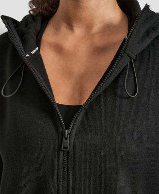 Women's Hooded Neck Zipper Jacket