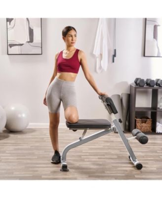 SculptTrainer Roman Chair – Adjustable Hyperextension Bench for Core, Back & Ab Workouts – Foldable Home Gym Equipment