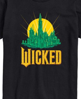 Men's Wicked Part 2 Emerald City Graphic Short-Sleeve Printed T-Shirt