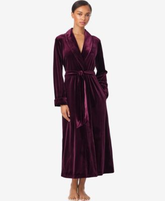 Women's Long Sleeves Shawl Collar Robe