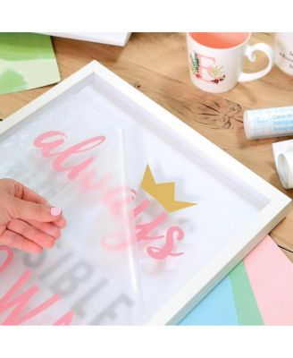 Repositionable Clear Adhesive Paper