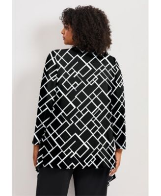 Women's Plus Size Cardigan with Tank Duet Sweaters