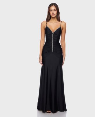 Alex & Sophia - Women's V-Neck Maxi Dress