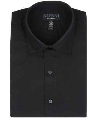 Men's Solid Regular-Fit Dress Shirt