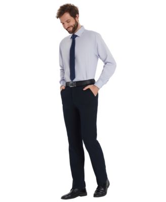 Men's Solid Regular-Fit Dress Shirt, Macy's Exclusive