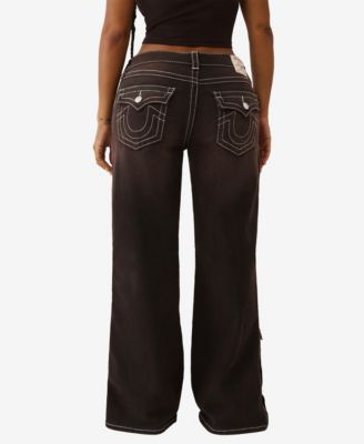 Women's Bobbi Baggy Zipper Big T Flap Jeans