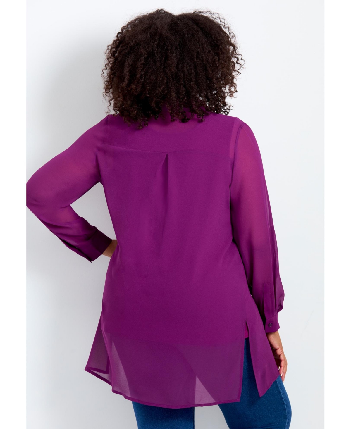 Avenue Women's Convertible Button Down Tunic