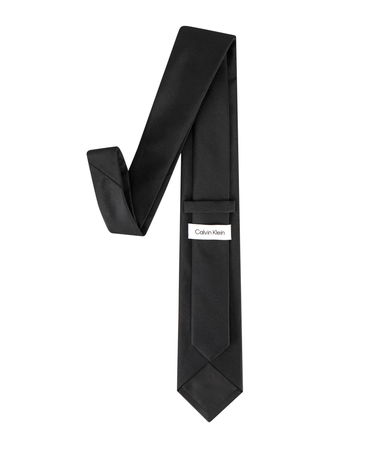 Calvin Klein Men's Emerson Lurex Solid Tie In Black