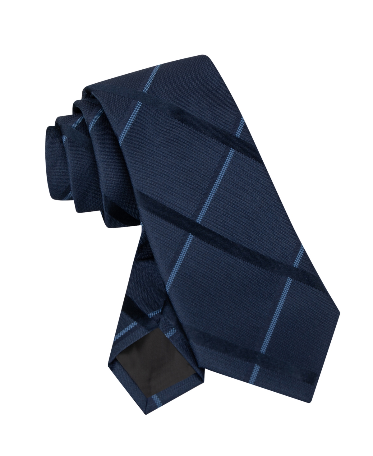 Calvin Klein Men's Isabella Grid Tie In Blue
