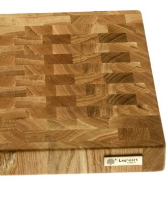 Butcher Block Chopping Oak End Grain Board, 13.75" x 1.5"