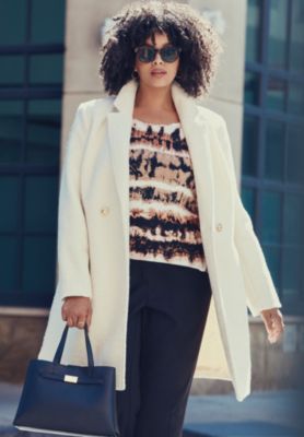 Women's Plus Size Leisure Button Tunic