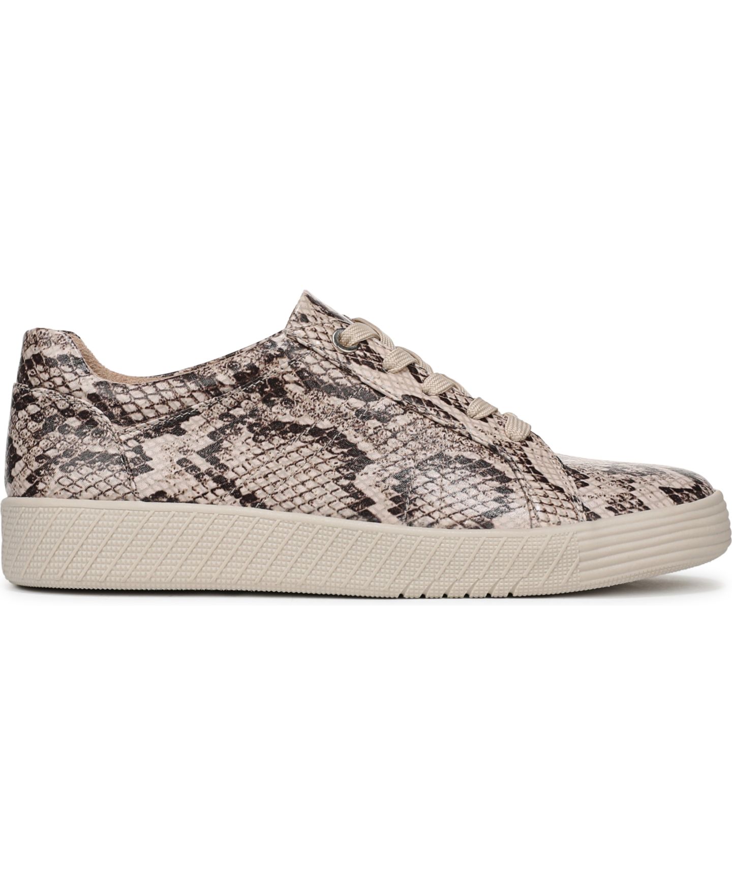Женские кроссовки Soul Naturalizer Neela Lace Up, цвет: Бежевый змеиный с принтом искусственная кожа — фото 2