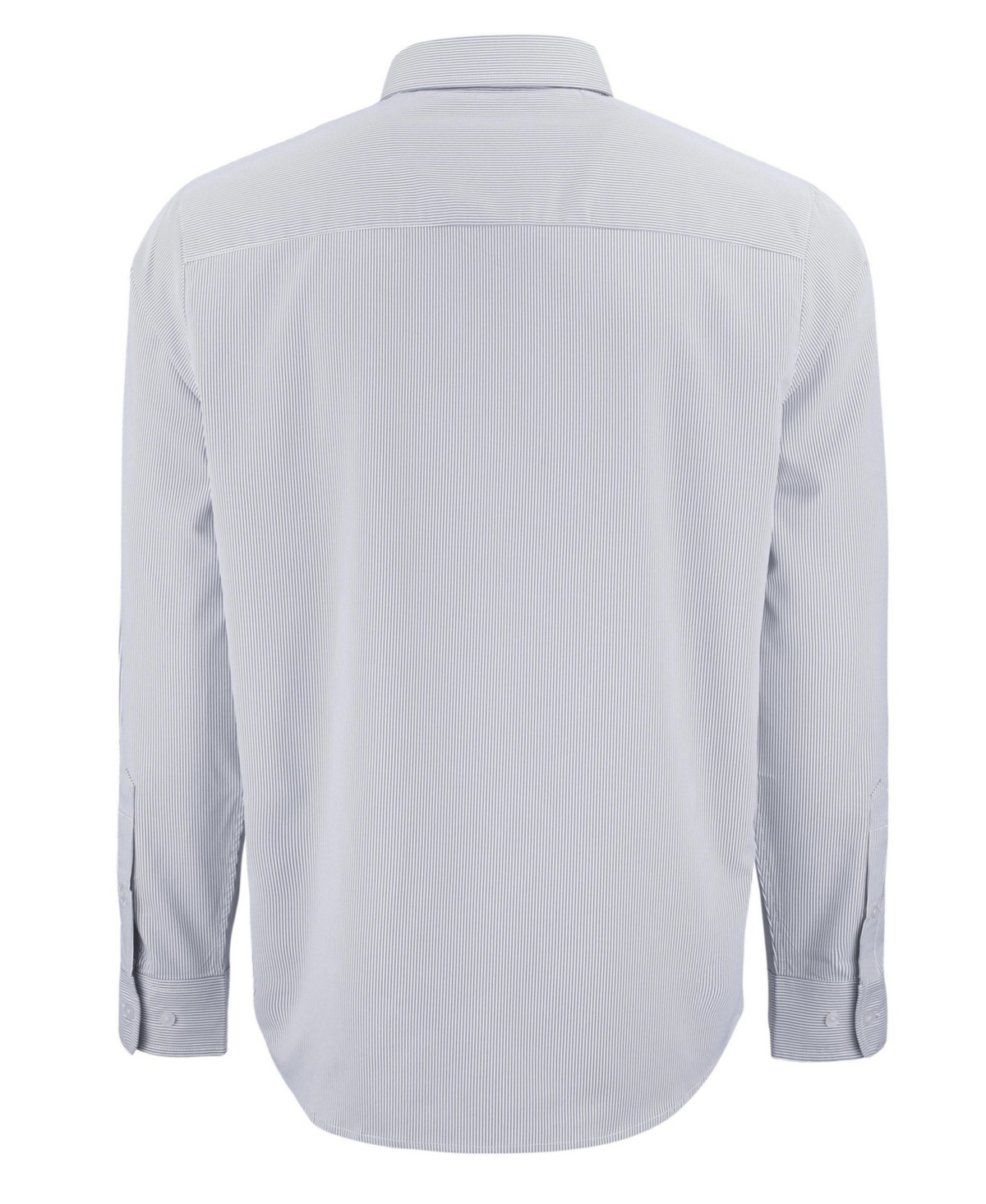 Cutter & Buck Men's Skyline Epic Confidence Recycled Pinstripe Long Sleeve Dress Shirt