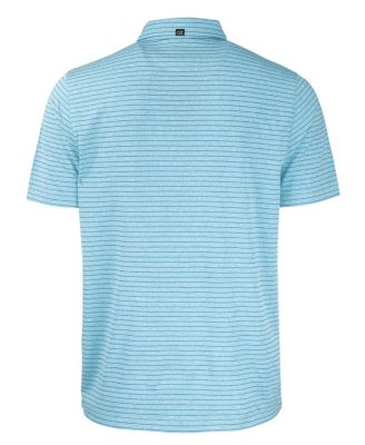 Big & Tall Forge Eco Heather Stripe Stretch Recycled Polo Shirt