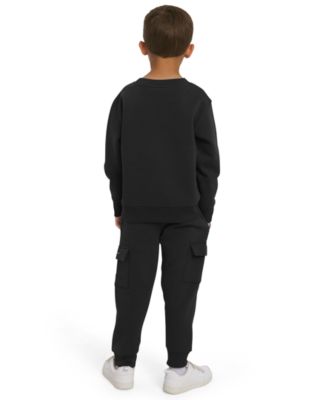 Boys' 4-7 Crewneck T-Shirt and Pants, 2-Piece Set